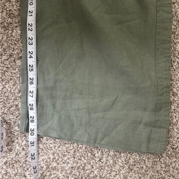NWT Quince Green Drawstring Linen Pants Casual Summer XL - Picture 6 of 7